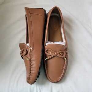 NEW Aerosoles Brookhaven Tan Leather Loafers